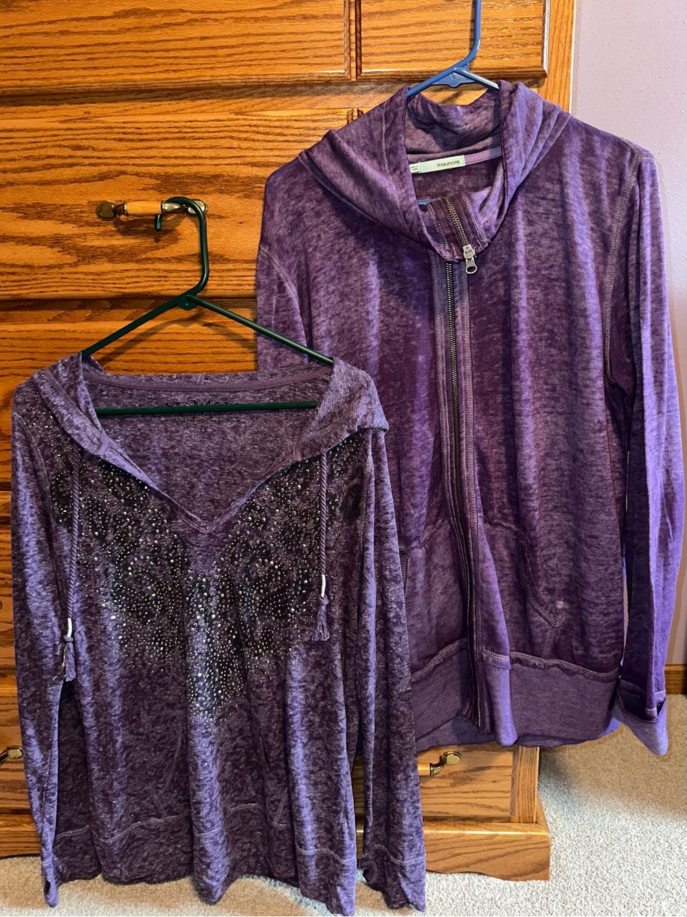 Maurices Purple Ladies Set-Sz XL